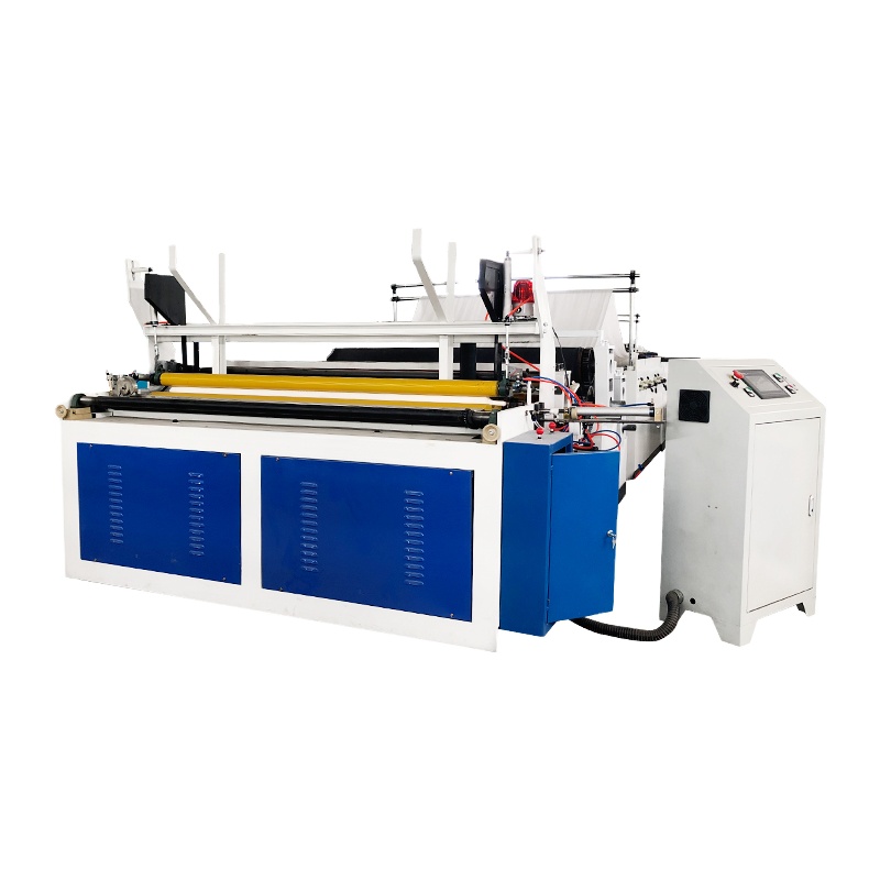 High Speed Toilet Tissue Paper Rewinding Machine Automatic Toilet Roll Machine Toilet Tissue Machine
