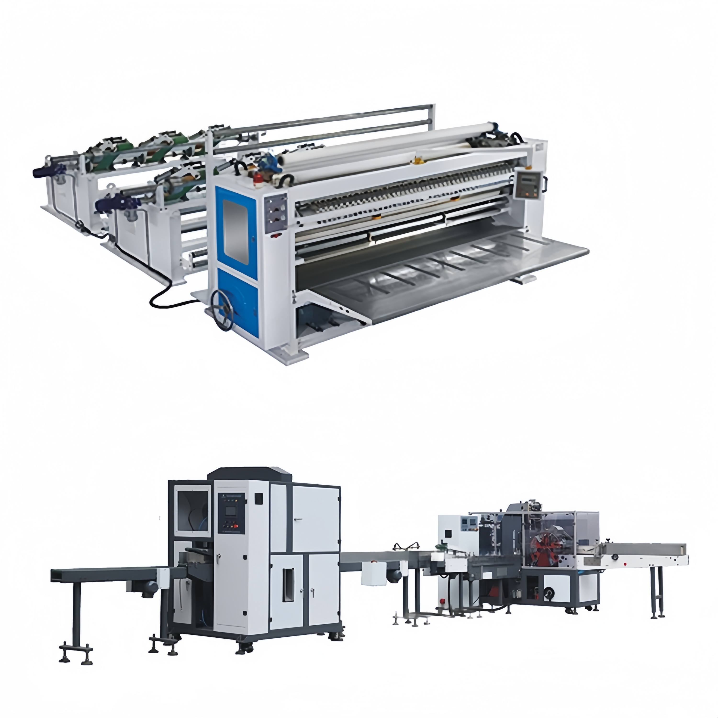 High Speed Toilet Tissue Paper Rewinding Machine Automatic Toilet Roll Machine Toilet Tissue Machine