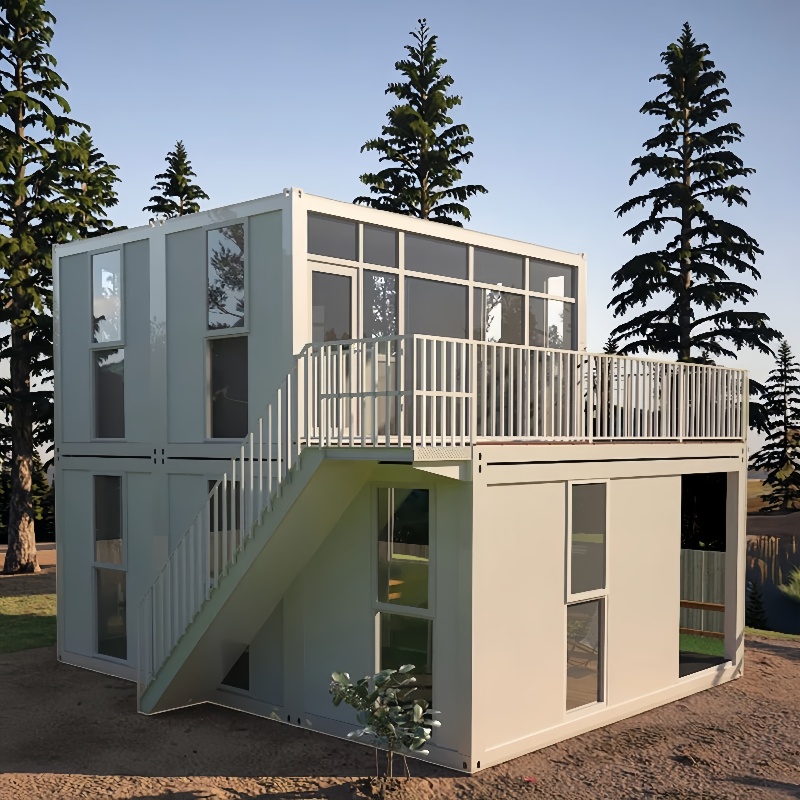 Prefabricated Capsule Modular Portable Prefab Luxury Container House as Tiny Homes House with Toilet Living Facilities