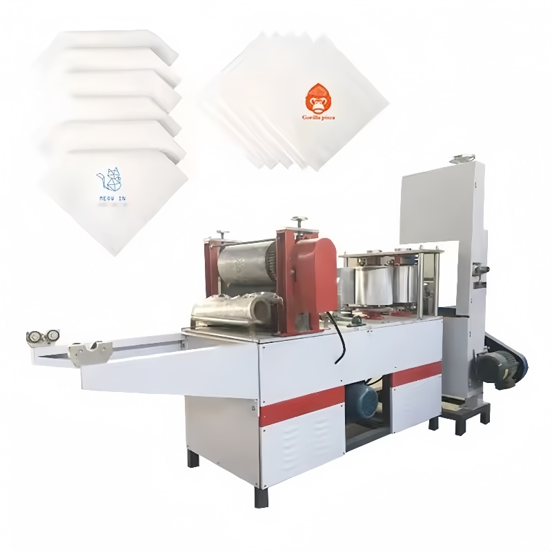 Automatic Tissue Paper Making Machine/Napkin Making Machine/Toilet Paper Roll Making Machine Complete Set Production Line