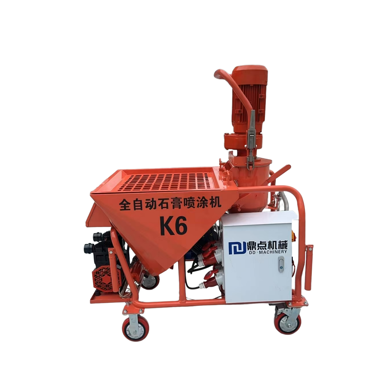 Electric Mortar Spray Machines Interior Exterior Wall Cement Plaster Machine with Core Motor 